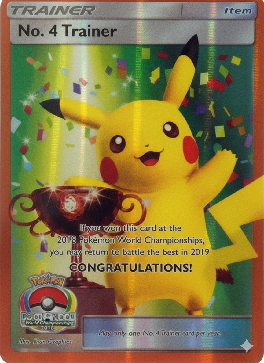 No. 4 Trainer 068 — Miscellaneous Promos (English Pokémon TCG card)