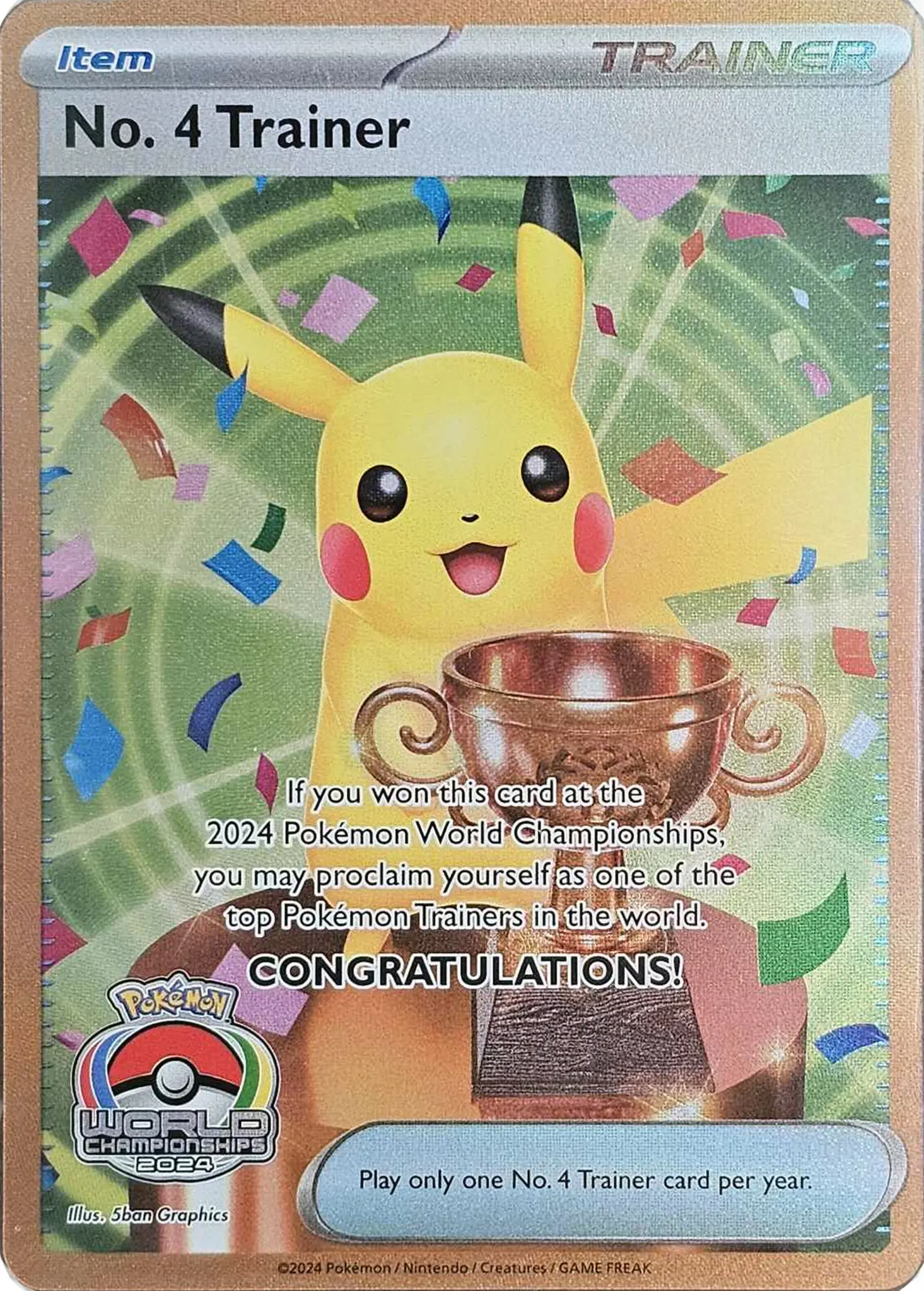 No. 4 Trainer 083 — Miscellaneous Promos (English Pokémon TCG card)
