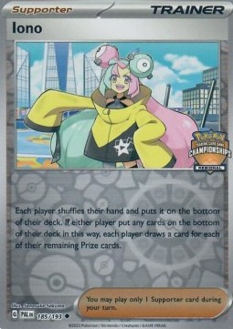 Iono PAL 185 — Miscellaneous Promos 2 (English Pokémon TCG card)