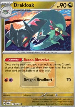 Drakloak TWM 129 — Miscellaneous Promos 2 (English Pokémon TCG card)