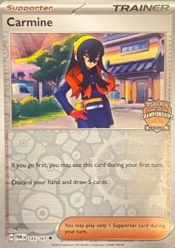 Carmine TWM 145 — Miscellaneous Promos 2 (English Pokémon TCG card)