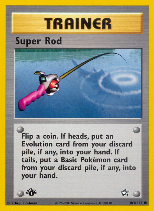 Super Rod 103/111 — Neo Genesis (English Pokémon TCG card)