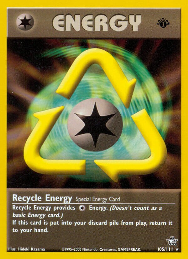 Recycle Energy 105/111 — Neo Genesis (English Pokémon TCG card)