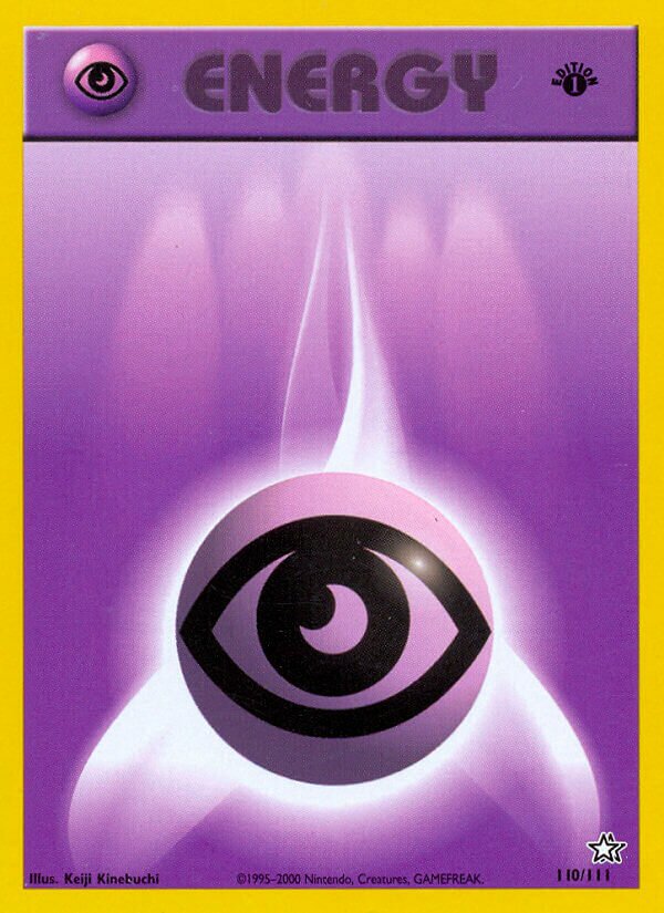 Psychic Energy 110/111 — Neo Genesis (English Pokémon TCG card)