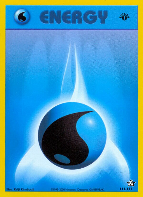 Water Energy 111/111 — Neo Genesis (English Pokémon TCG card)