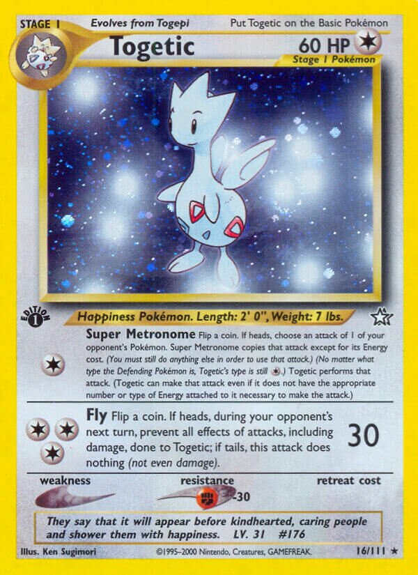 Togetic 016/111 — Neo Genesis (English Pokémon TCG card)