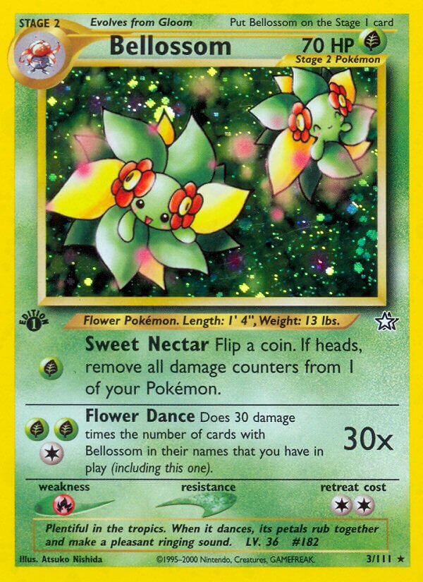 Bellossom 003/111 — Neo Genesis (English Pokémon TCG card)