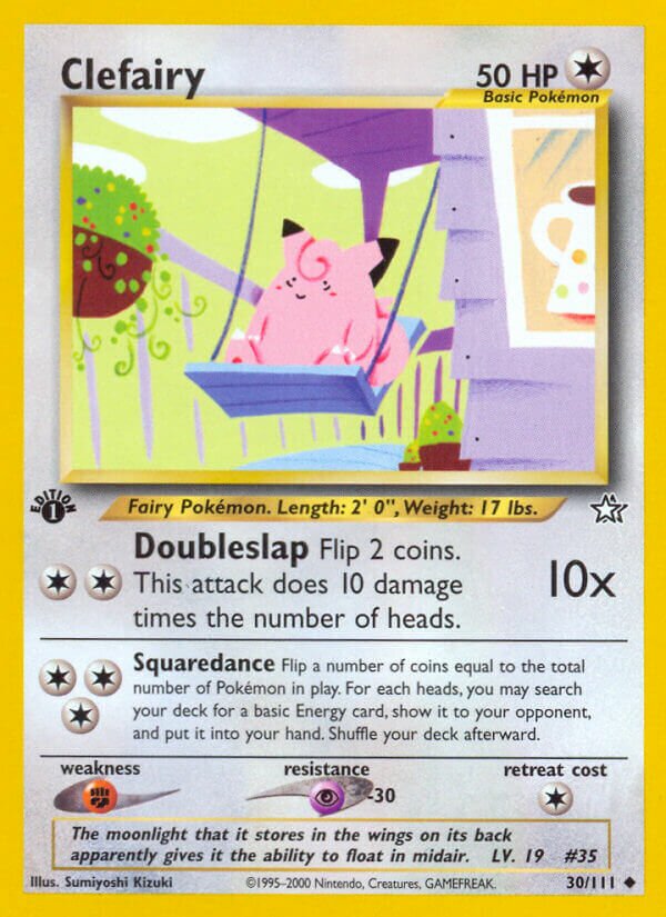 Clefairy 030/111 — Neo Genesis (English Pokémon TCG card)