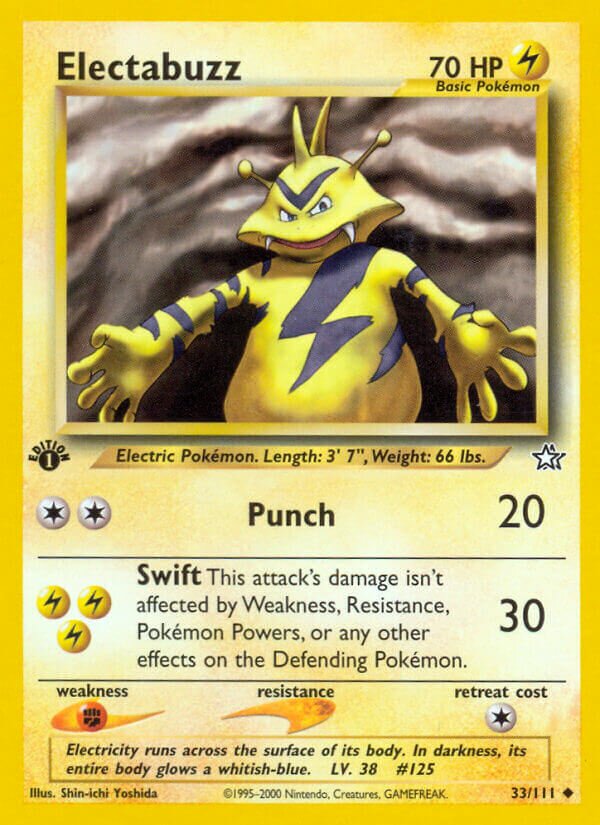 Electabuzz 033/111 — Neo Genesis (English Pokémon TCG card)