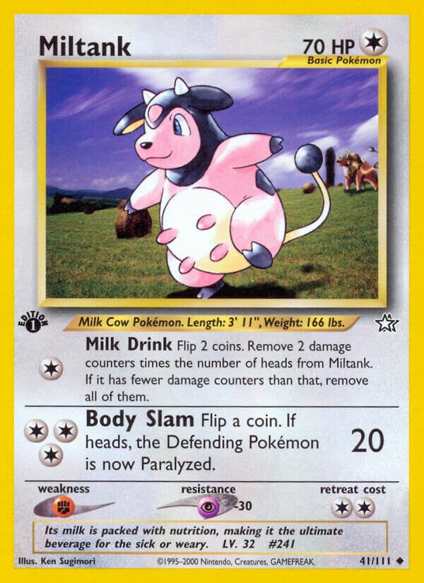 Miltank 041/111 — Neo Genesis (English Pokémon TCG card)