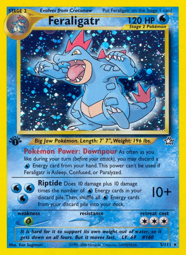 Feraligatr 005/111 — Neo Genesis (English Pokémon TCG card)