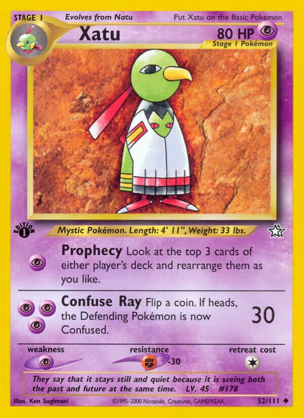 Xatu 052/111 — Neo Genesis (English Pokémon TCG card)