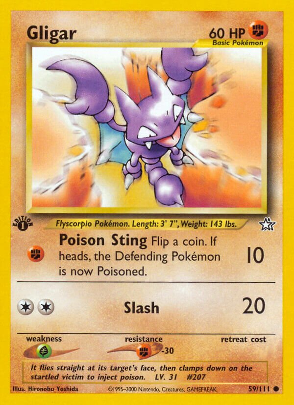 Gligar 059/111 — Neo Genesis (English Pokémon TCG card)