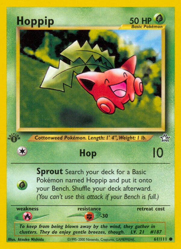 Hoppip 061/111 — Neo Genesis (English Pokémon TCG card)