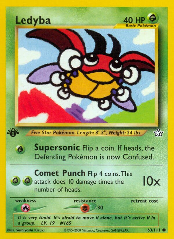 Ledyba 063/111 — Neo Genesis (English Pokémon TCG card)