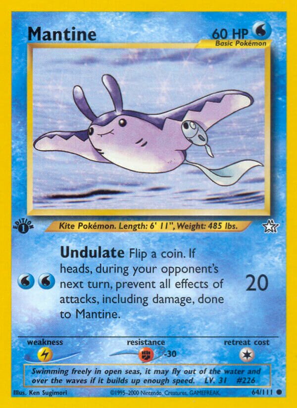 Mantine 064/111 — Neo Genesis (English Pokémon TCG card)