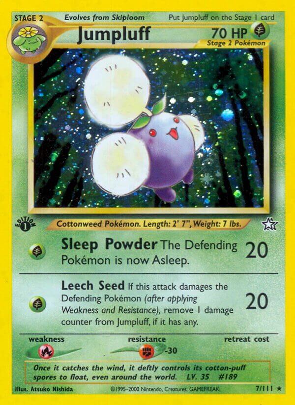 Jumpluff 007/111 — Neo Genesis (English Pokémon TCG card)