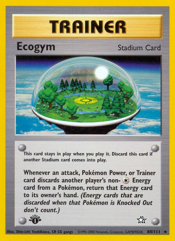 Ecogym 084/111 — Neo Genesis (English Pokémon TCG card)