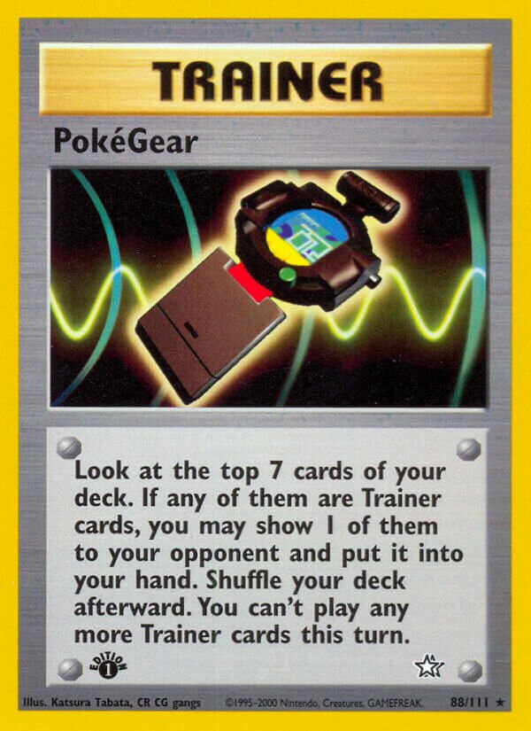 PokéGear 088/111 — Neo Genesis (English Pokémon TCG card)