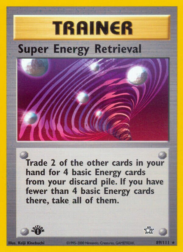 Super Energy Retrieval 089/111 — Neo Genesis (English Pokémon TCG card)