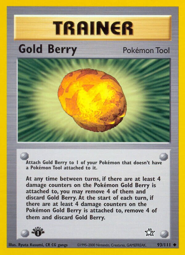 Gold Berry 093/111 — Neo Genesis (English Pokémon TCG card)