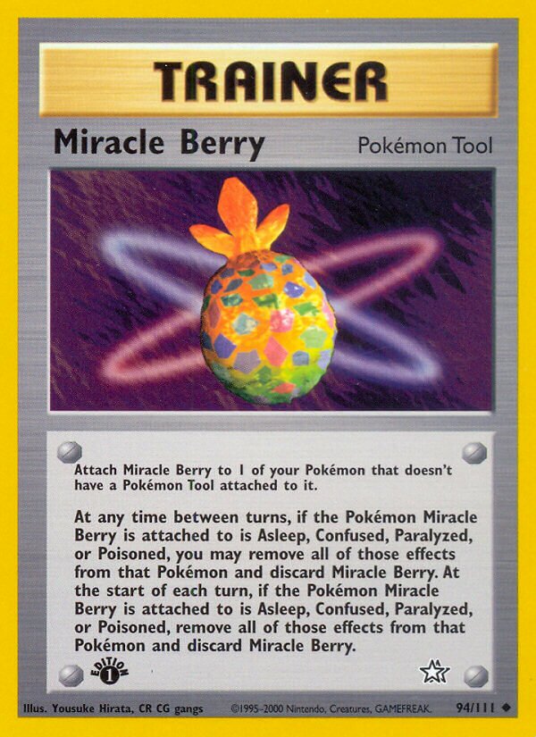 Miracle Berry 094/111 — Neo Genesis (English Pokémon TCG card)