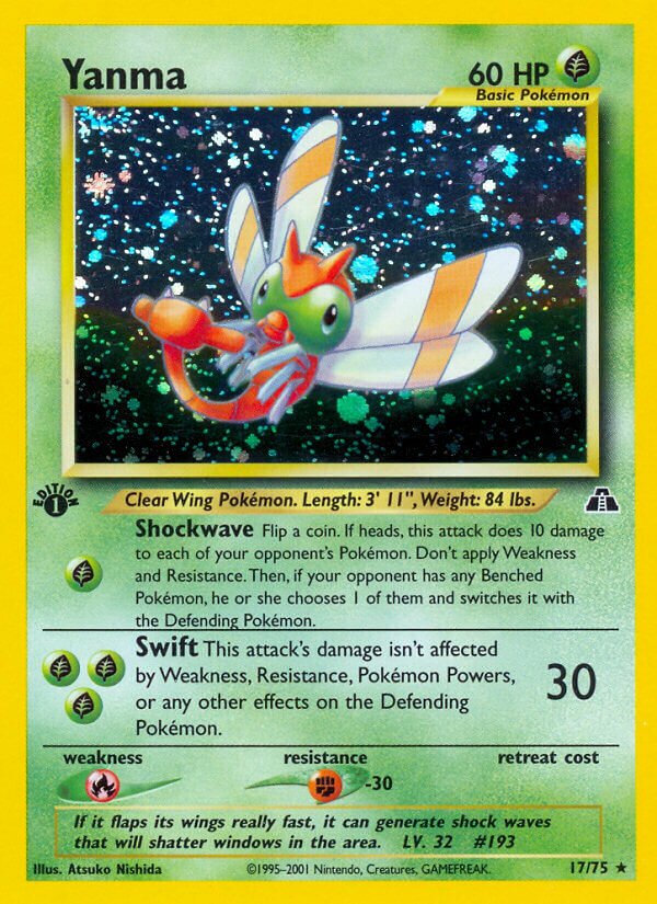 Yanma 017/75 — Neo Discovery (English Pokémon TCG card)