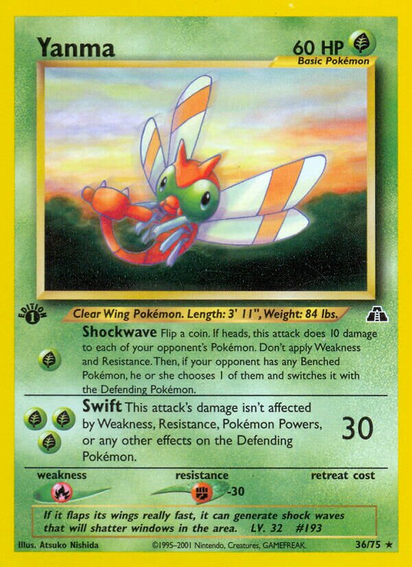 Yanma 036/75 — Neo Discovery (English Pokémon TCG card)