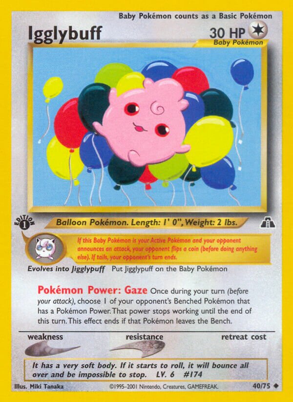 Igglybuff 040/75 — Neo Discovery (English Pokémon TCG card)