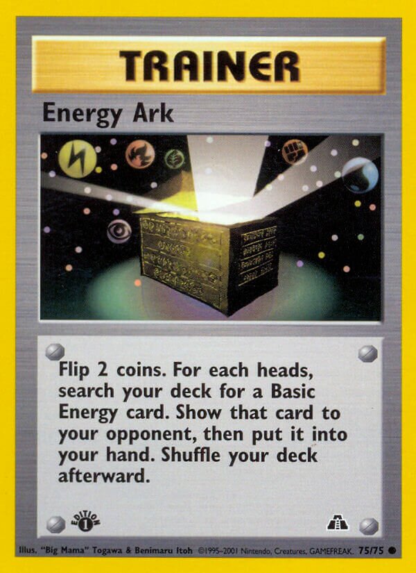 Energy Ark 075/75 — Neo Discovery (English Pokémon TCG card)