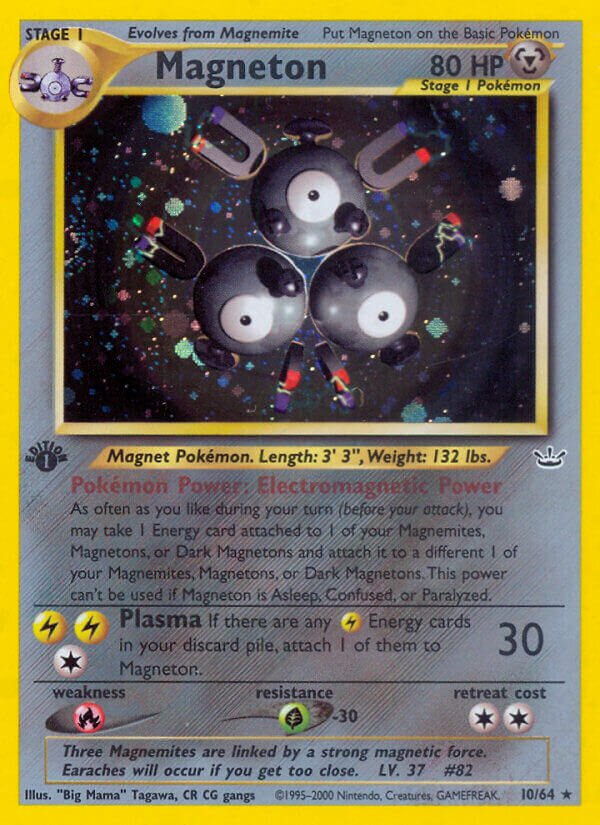 Magneton 010/64 — Neo Revelation (English Pokémon TCG card)