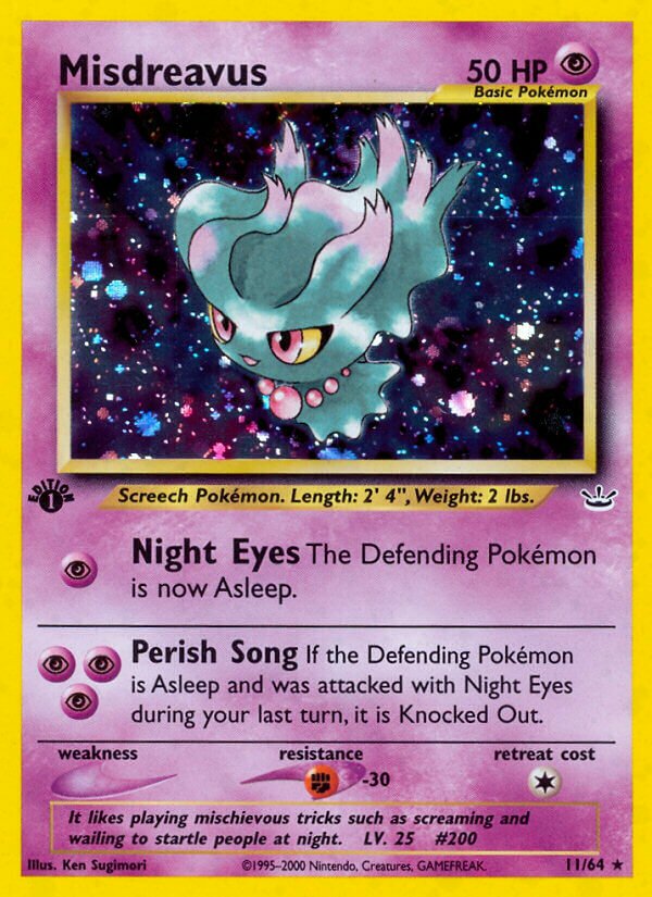 Misdreavus 011/64 — Neo Revelation (English Pokémon TCG card)