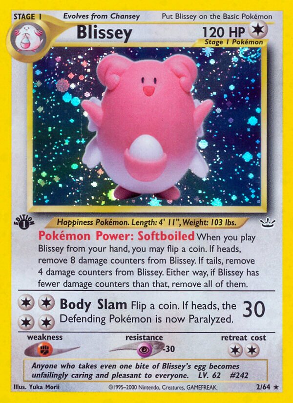 Blissey 002/64 — Neo Revelation (English Pokémon TCG card)