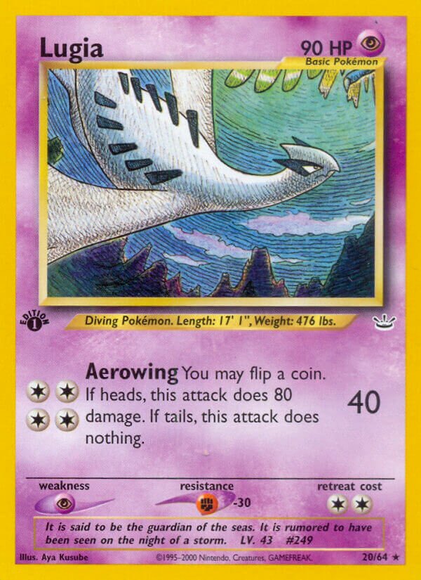Lugia 020/64 — Neo Revelation (English Pokémon TCG card)