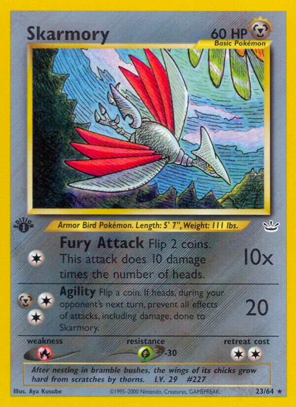 Skarmory 023/64 — Neo Revelation (English Pokémon TCG card)