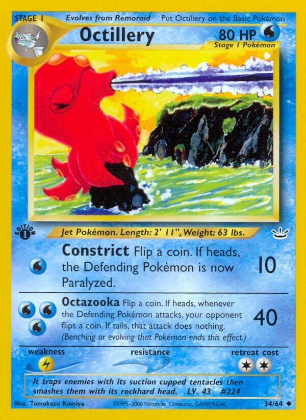 Octillery 034/64 — Neo Revelation (English Pokémon TCG card)