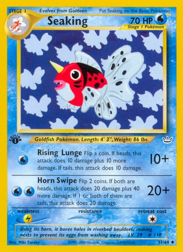 Seaking 037/64 — Neo Revelation (English Pokémon TCG card)