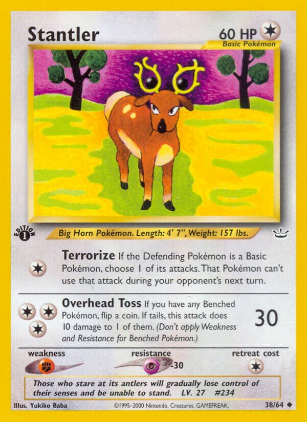 Stantler 038/64 — Neo Revelation (English Pokémon TCG card)