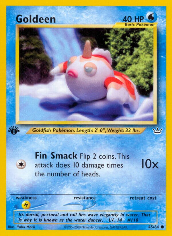 Goldeen 045/64 — Neo Revelation (English Pokémon TCG card)