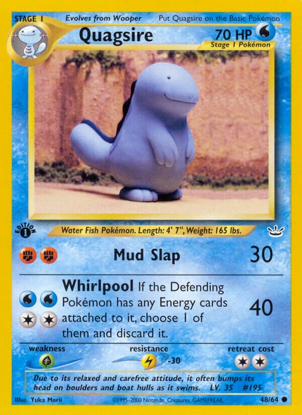 Quagsire 048/64 — Neo Revelation (English Pokémon TCG card)