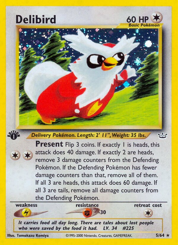 Delibird 005/64 — Neo Revelation (English Pokémon TCG card)