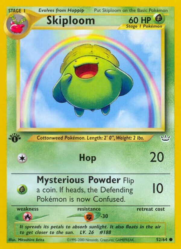 Skiploom 052/64 — Neo Revelation (English Pokémon TCG card)