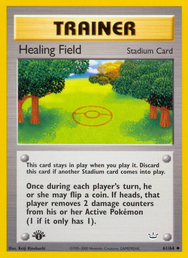 Healing Field 061/64 — Neo Revelation (English Pokémon TCG card)