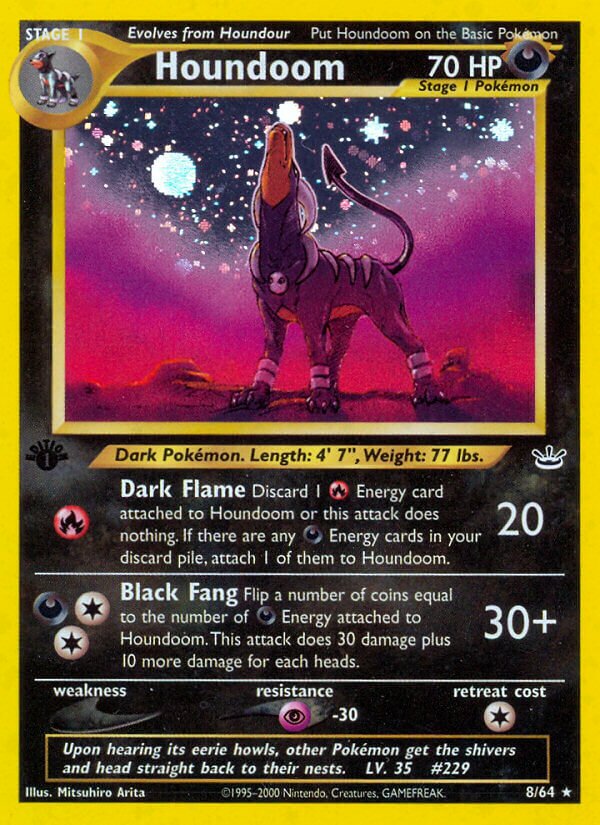 Houndoom 008/64 — Neo Revelation (English Pokémon TCG card)