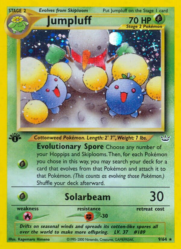 Jumpluff 009/64 — Neo Revelation (English Pokémon TCG card)
