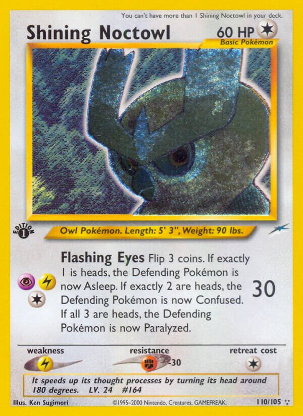 Shining Noctowl 110/105 — Neo Destiny (English Pokémon TCG card)