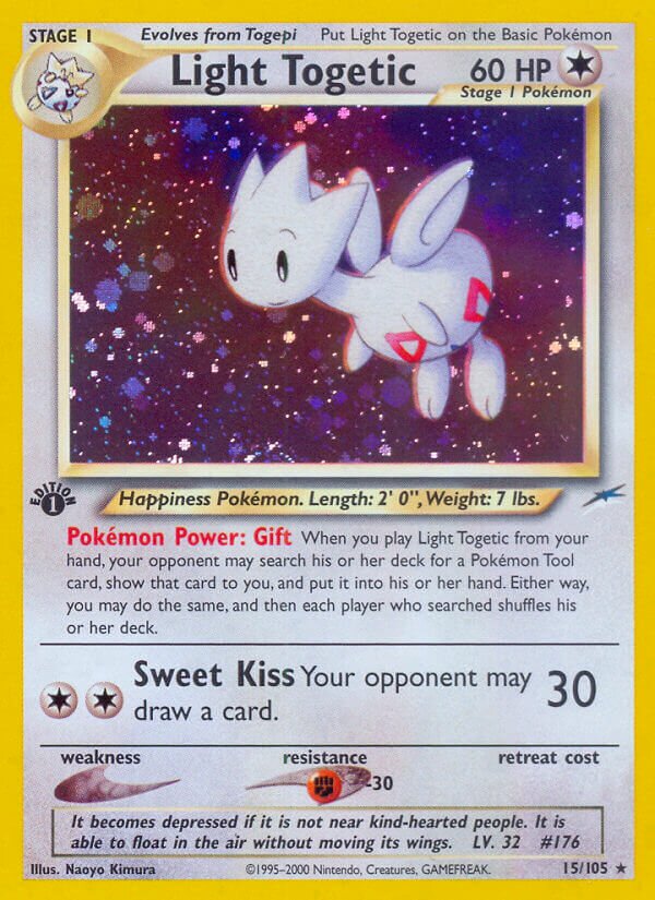 Light Togetic 015/105 — Neo Destiny (English Pokémon TCG card)