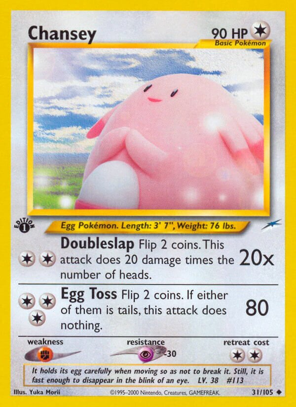 Chansey 031/105 — Neo Destiny (English Pokémon TCG card)