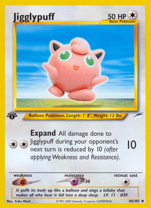 Jigglypuff 044/105 — Neo Destiny (English Pokémon TCG card)