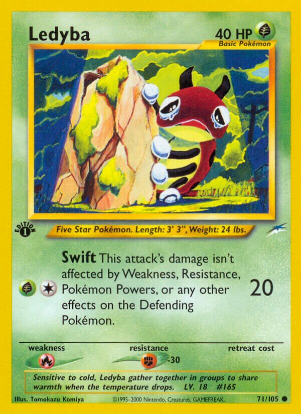 Ledyba 071/105 — Neo Destiny (English Pokémon TCG card)